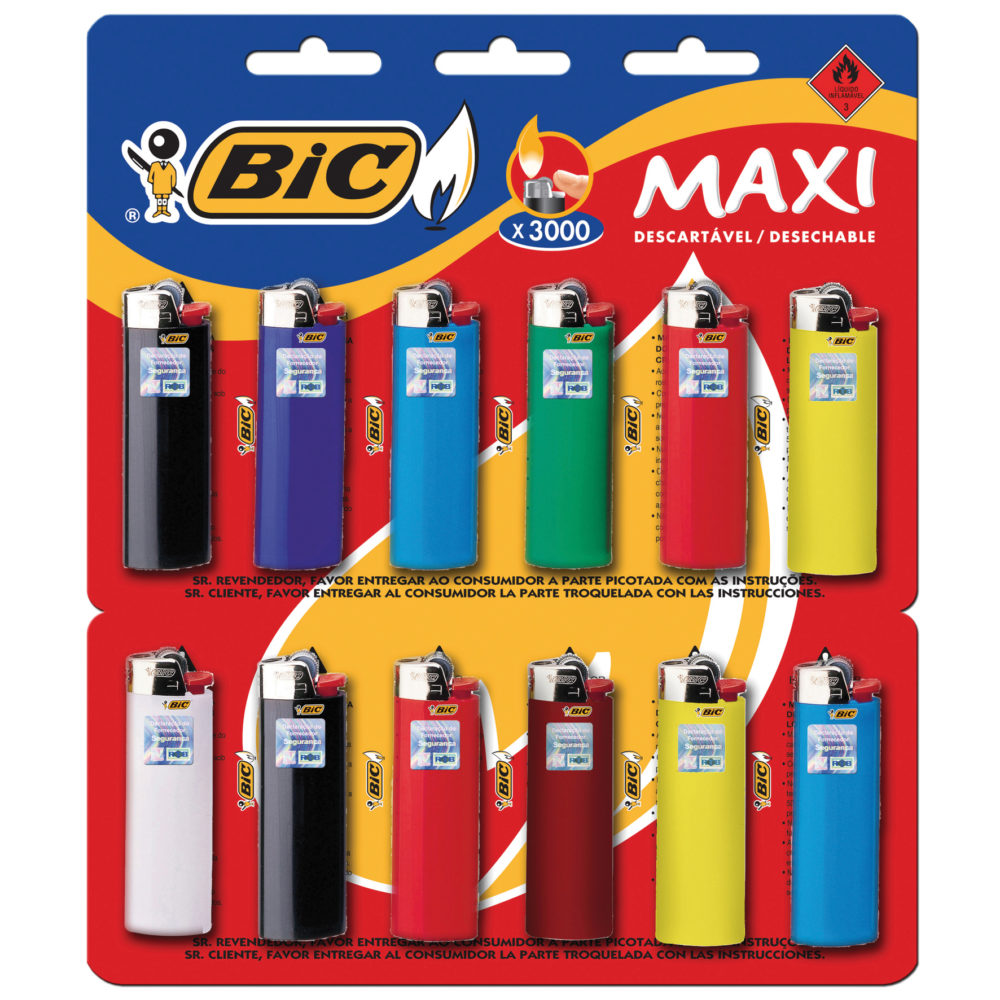 Encendedor Bic Maxi Varios Colores 1 pieza