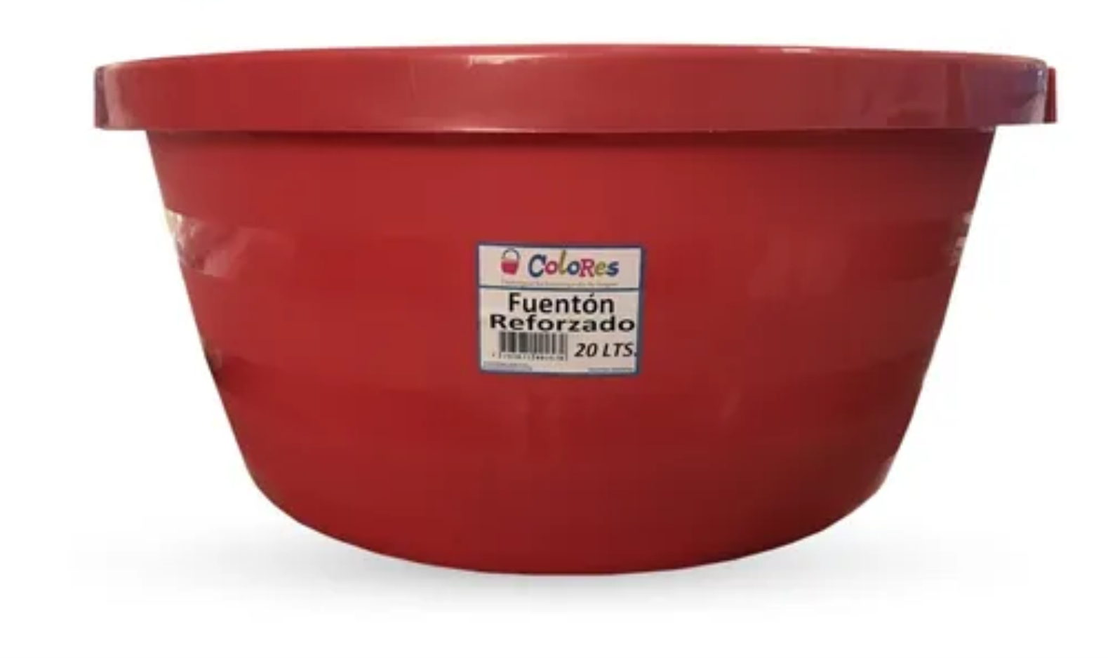 Fuenton Lebrillo Palangana Plastico 20 Litros Colores.